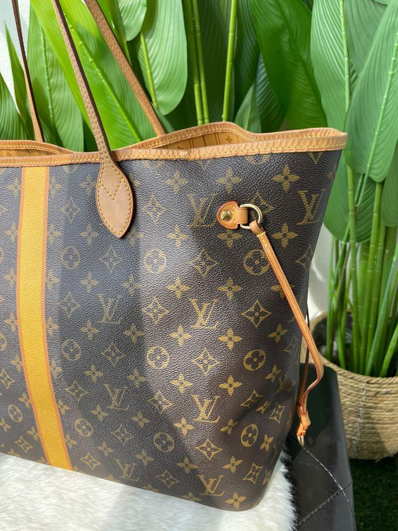 Louis Vuitton Brown Classic Monogram Neverfull Tote Bag GM