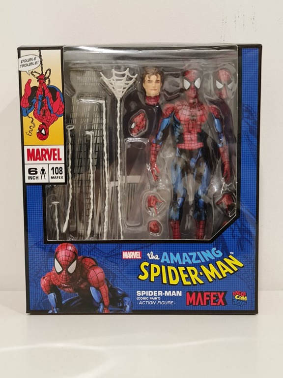 Spider man comic mafex store