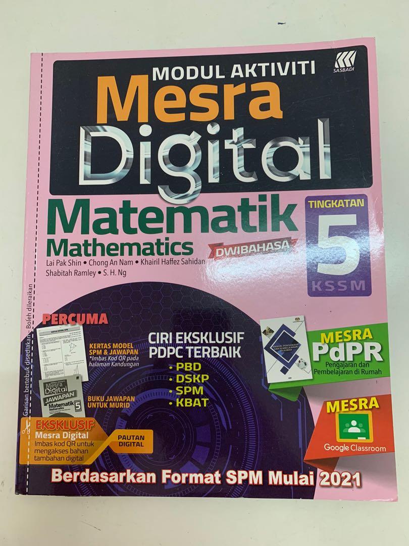 Mesra Digital Modul Aktiviti Mathematics Tingkatan 5 Form 5 Hobbies Toys Books Magazines Textbooks On Carousell