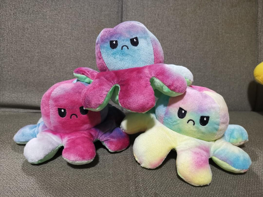 angry octopus plush