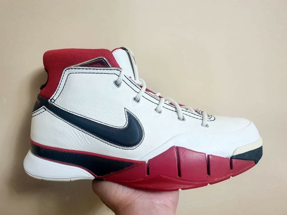 nike zoom kobe 1 protro white black red all star 2018