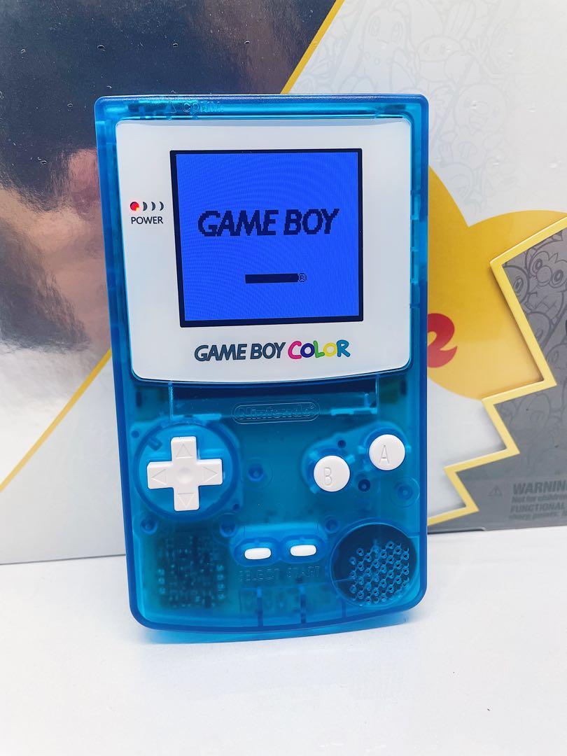 Nintendo Game Boy Color Pokemon Clear Blue Console - Consolevariations