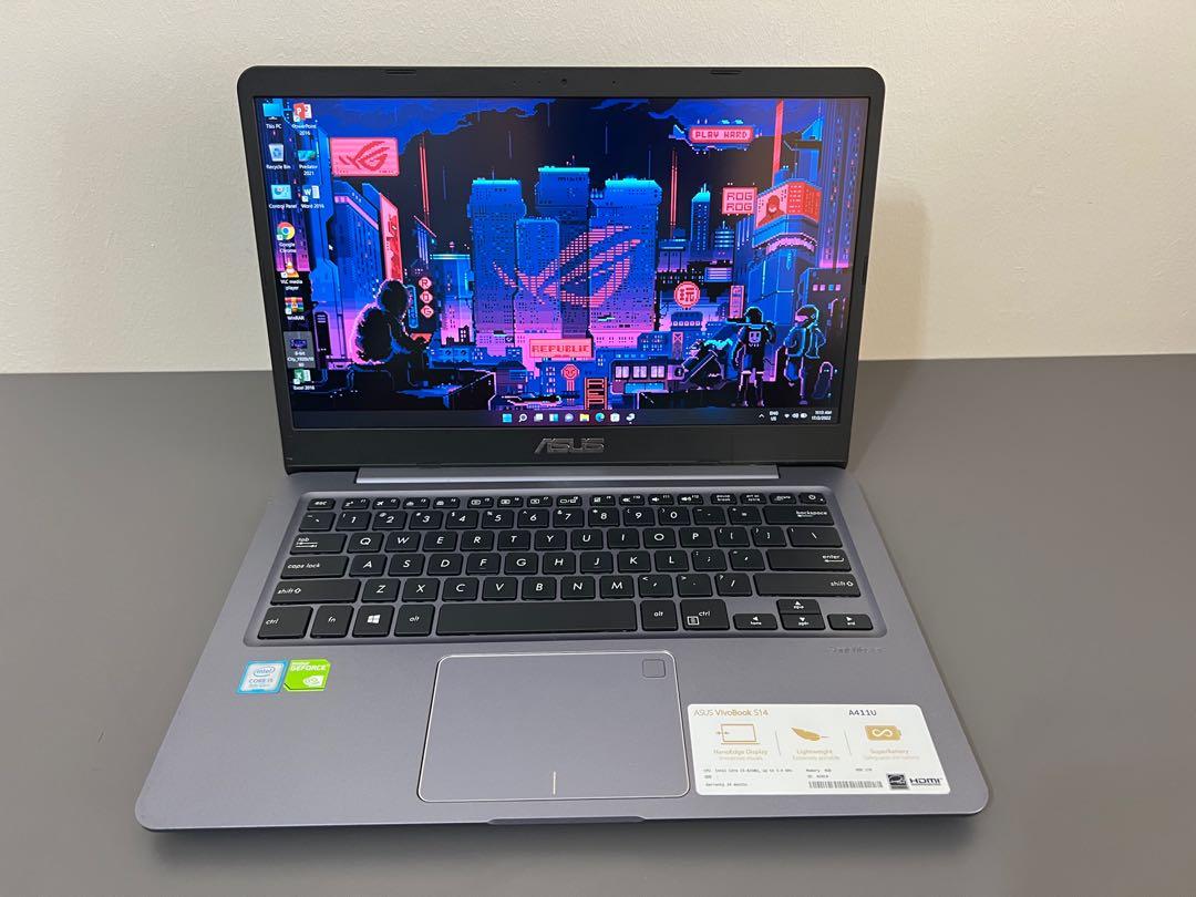 Nvidia MX150, i5-8250U, Asus VivoBook 14, FullHD Screen, Upgrade Ram SSD,  All Function, Computers & Tech, Laptops & Notebooks on Carousell