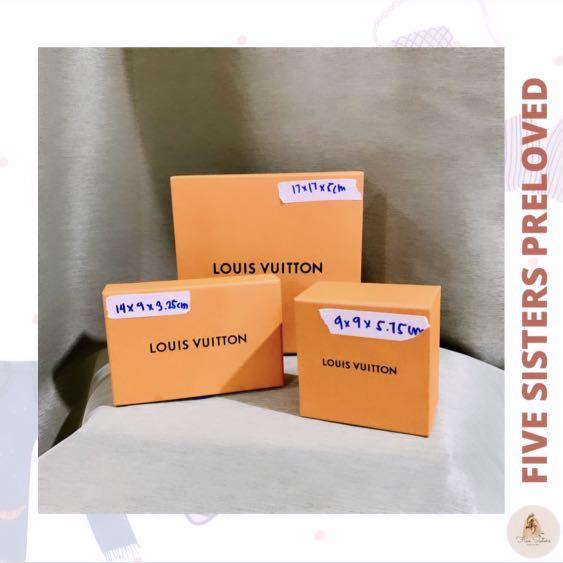 Original Louis Vuitton Orange Pull Box Accessories, Women's