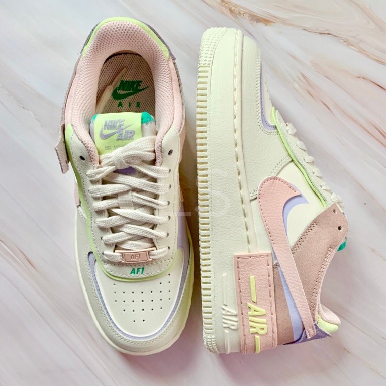Original Nike Air Force 1 Shadow Cashmere Pure Violet Pink Oxford Pale Coral Women s Shoes AF1