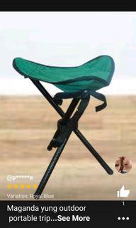 Outdoor Portable Tripod Foldable Camping Chair