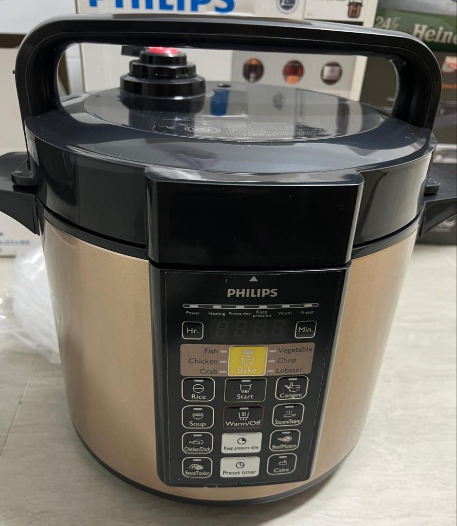 Philips Viva Collection hd2139 6l pressure rice cooker, TV & Home