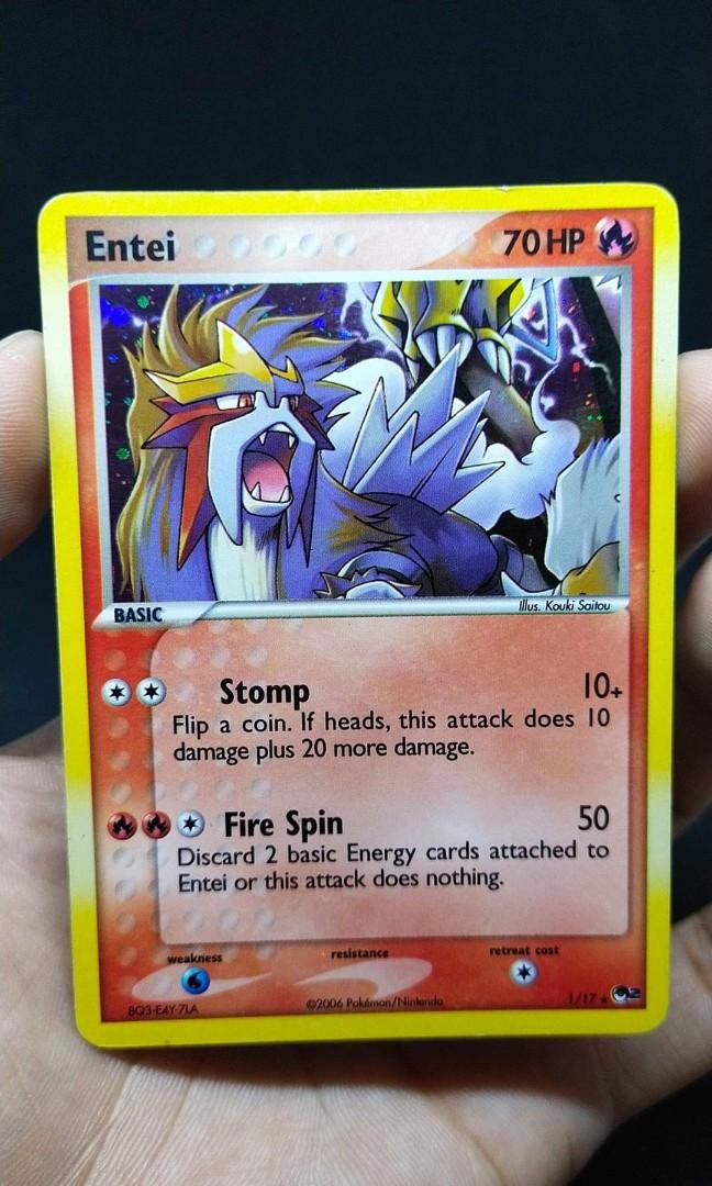 PSA 1 POOR - Entei 2006 Pop Series 2 1/17 HOLO Pokemon Card 海外 即決-