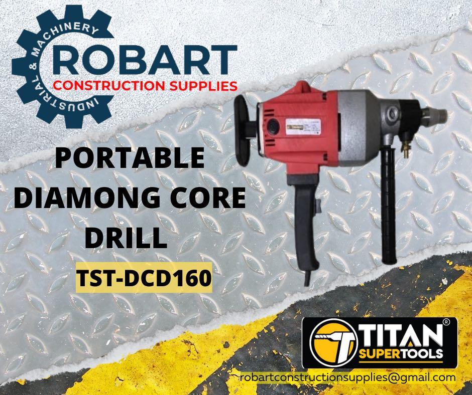 PORTABLE DIAMOND CORE DRILL (Category: Construction Tools & Equipment) located in Manila. Submitted by tina.sales (Listing ID 1144109908, Image 1). Description: BRAND: TITAN SUPERTOOL MODEL: attached on the picture. 𝑹𝑶𝑩𝑨𝑹𝑻 𝑪𝑶𝑵𝑺𝑻𝑹𝑼𝑪𝑻𝑰𝑶𝑵 𝑺𝑼𝑷𝑷𝑳𝑰𝑬𝑺 SEND US MESSAGE FOR INQUIRIES ‼️‼️ 🔵100% Trusted Supplier 🔵Competitive Price 🔵𝑾𝒆 𝒂𝒓𝒆 𝑫𝑻𝑰 𝑹𝒆𝒈𝒊𝒔𝒕𝒆𝒓𝒆𝒅 & 𝑩𝑰𝑹 𝐀𝐂𝐂𝐑𝐄𝐃𝐈𝐓𝐄𝐃 Products: ▫️Machinery ▫️Elec