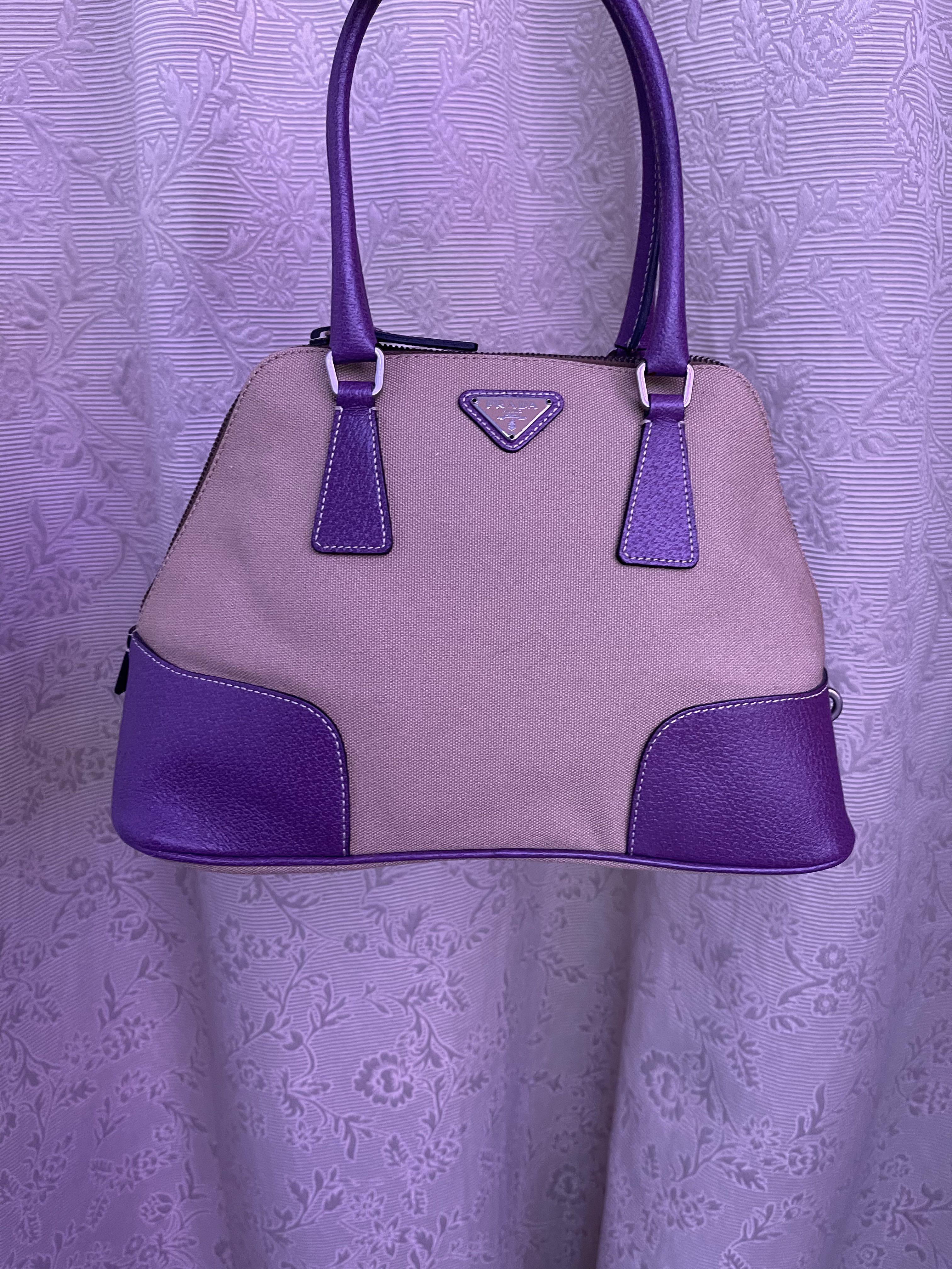 Prada small Tote bag with Auth card ,dust bag, Luxury, Bags & Wallets