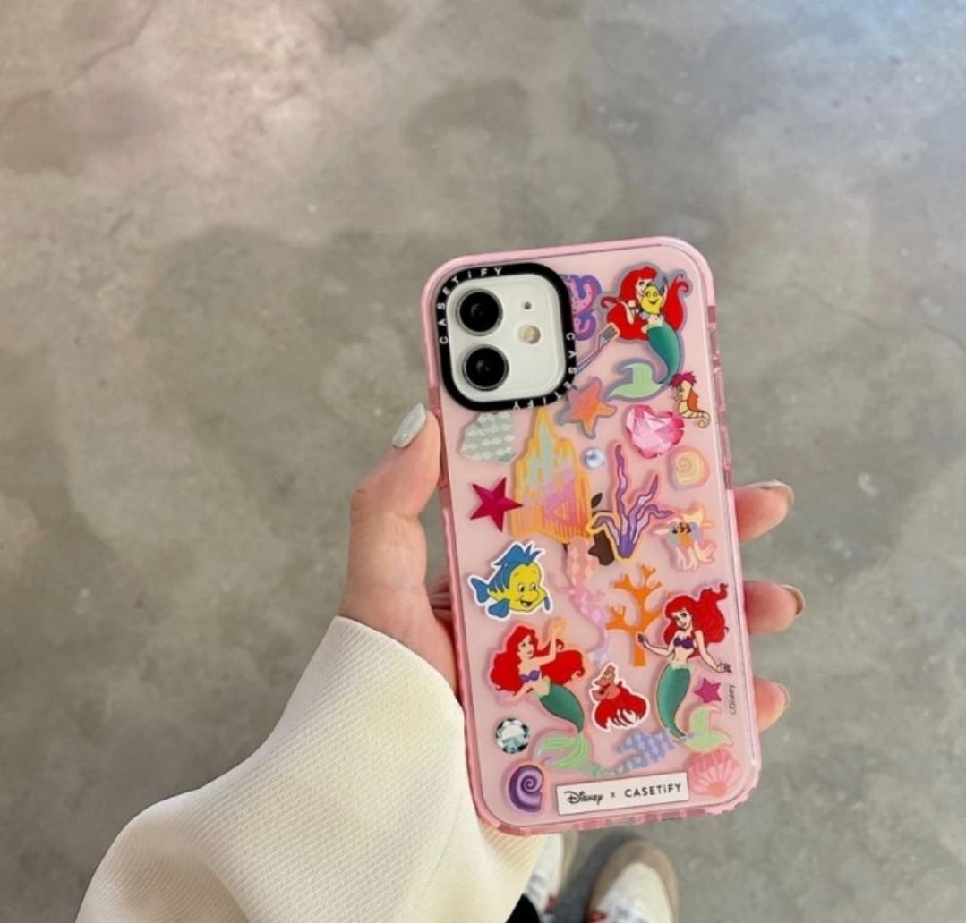READY Dupe Casetify Disney Princess Pink iPhone 13 Pro Max, Telepon