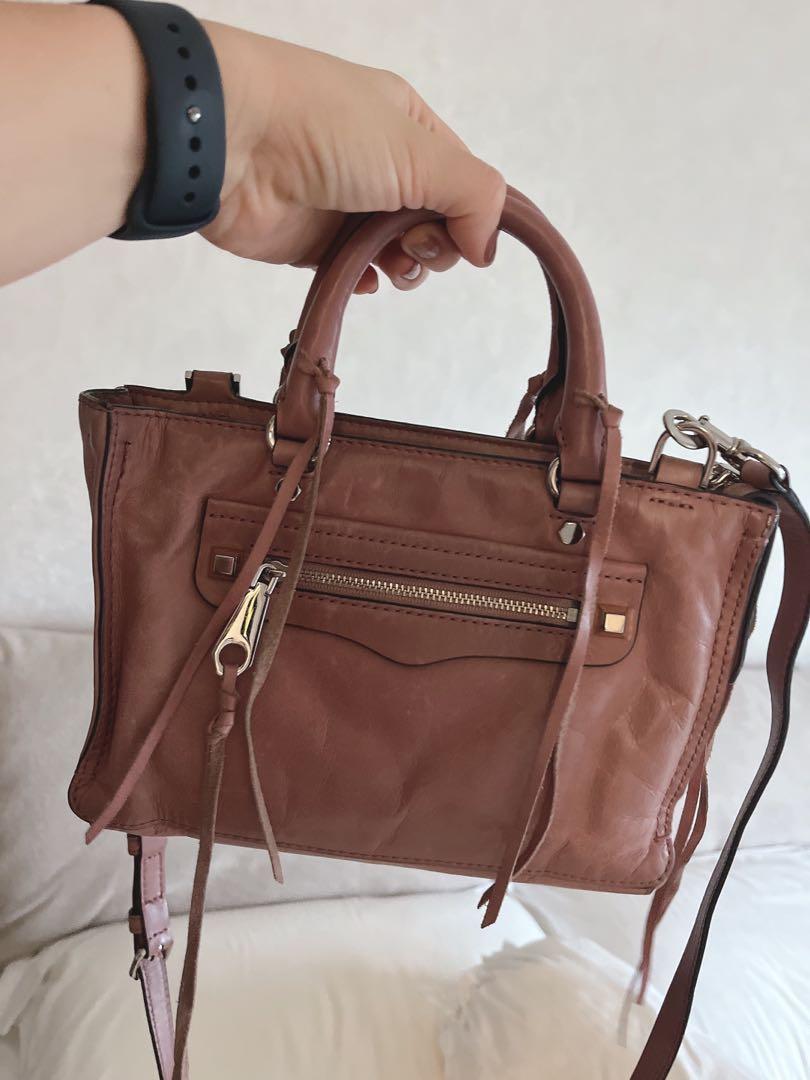 Rebecca Minkoff micro regan satchel antico rose