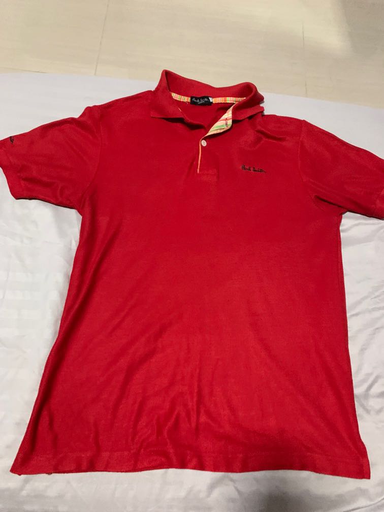 red paul smith polo