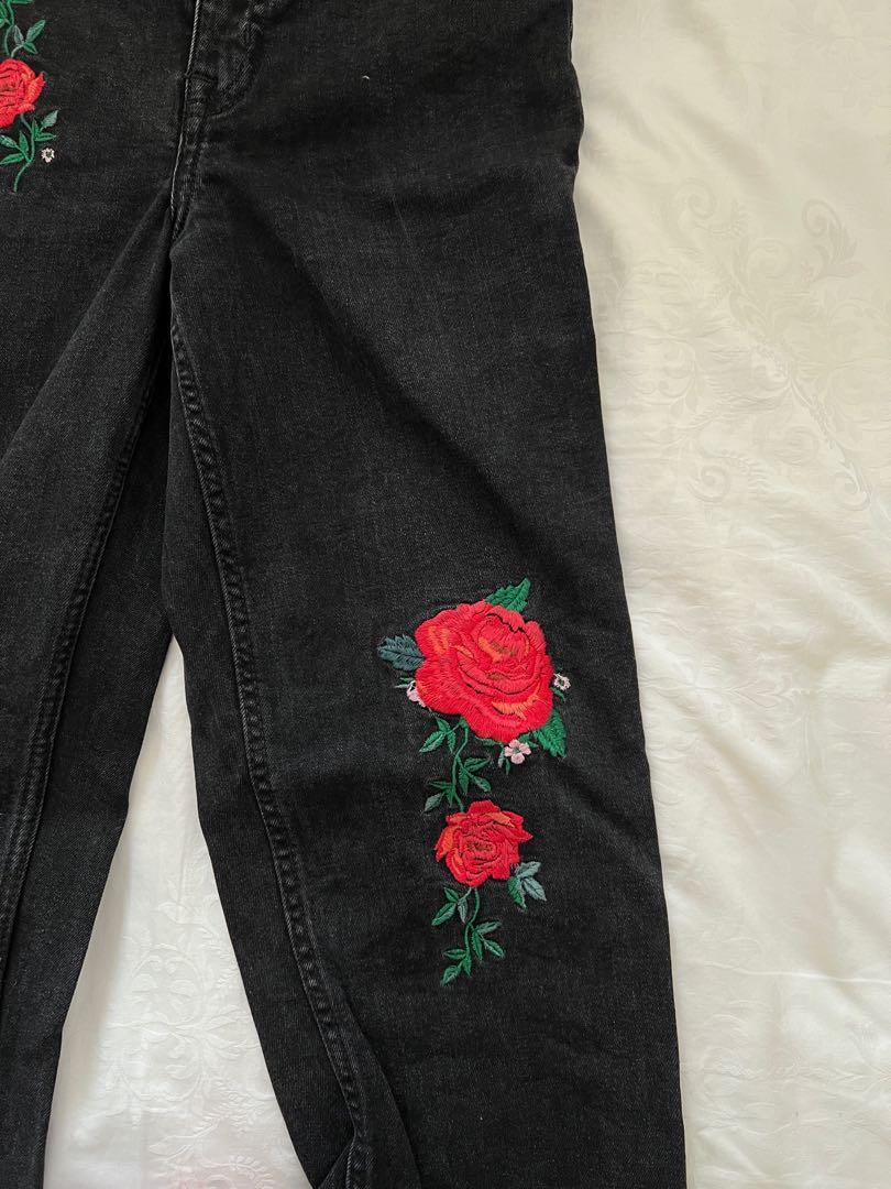 H\u0026M Rose Jeans, Fesyen Wanita, Pakaian Wanita, Bawahan di Carousell