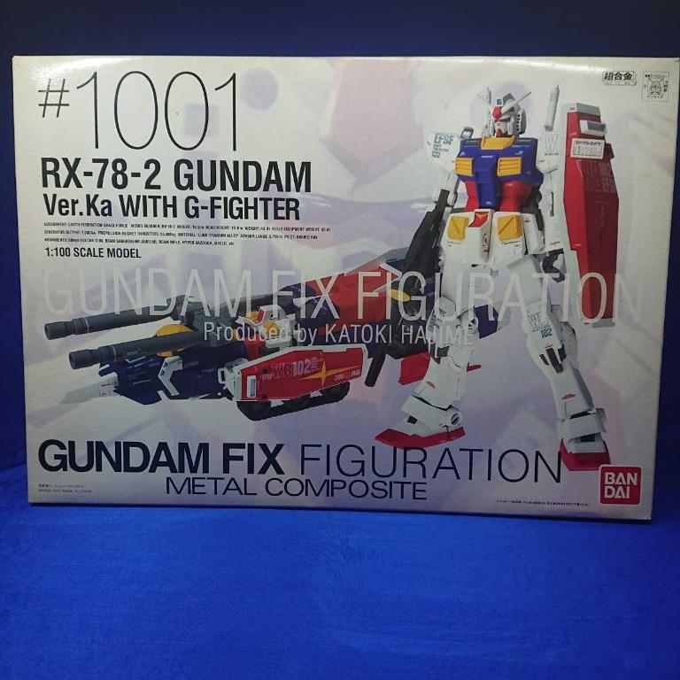 希少RX-78-2  GUNDAM  ver.Ka WITH G-FIGHTER Bandai Hobby RX-78-2 Gundam Ver.KA, Bandai Master Grade