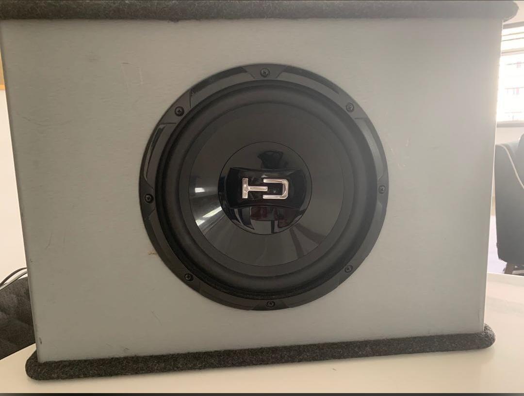 Scosche 10 powered subwoofer clearance