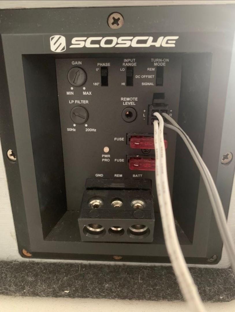 Scosche HDPSW10L 10 250W Powered Subwoofer with Built in Amplifier