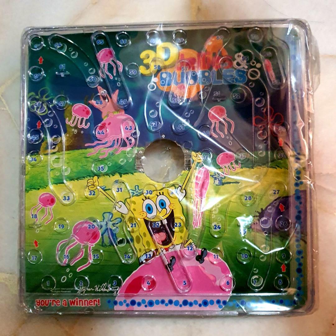 Spongebob Squarepants 3D Jellies and Bubbles puzzle board game snake