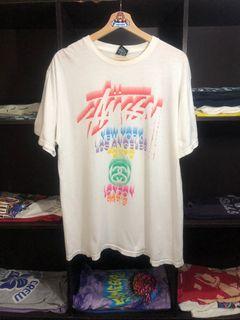 STUSSY RAINBOW TOUR TEE 
