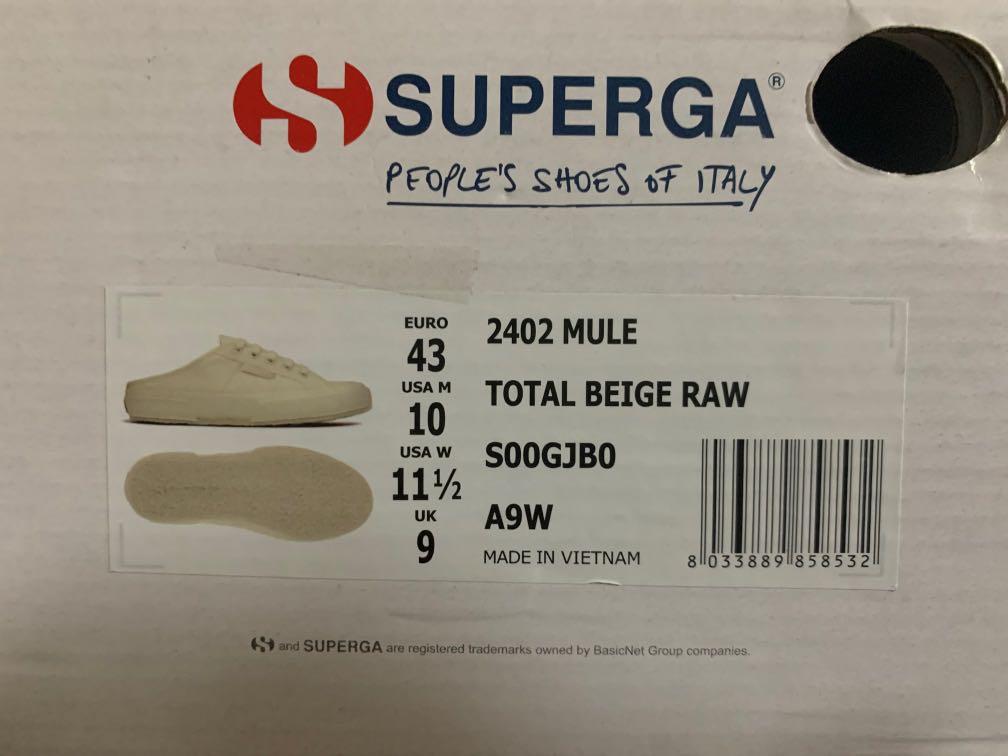 superga size 43
