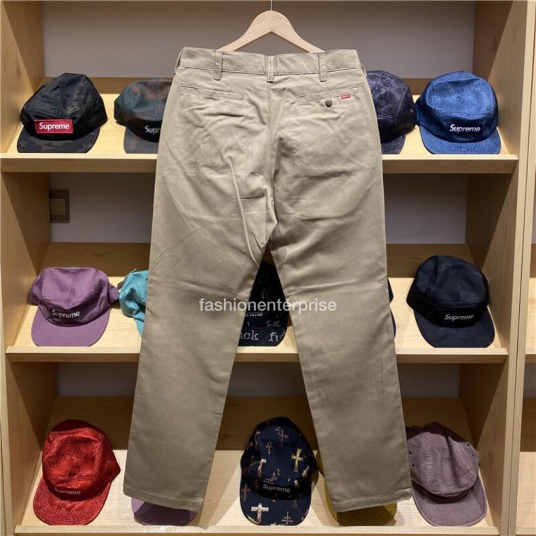 Supreme Chino Work Pant, Men's Fashion, Bottoms, Chinos on Carousell