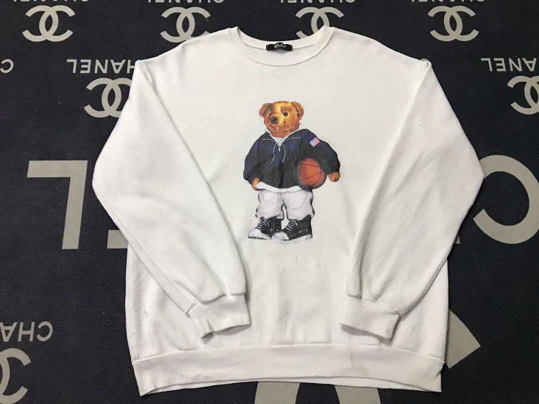 Sweatshirt Polo Bear Men s Fashion Tops Sets Tshirts Polo