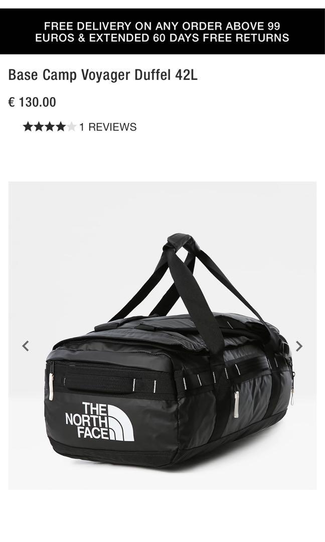 north face duffel 42l