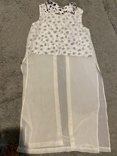 Top long transparan