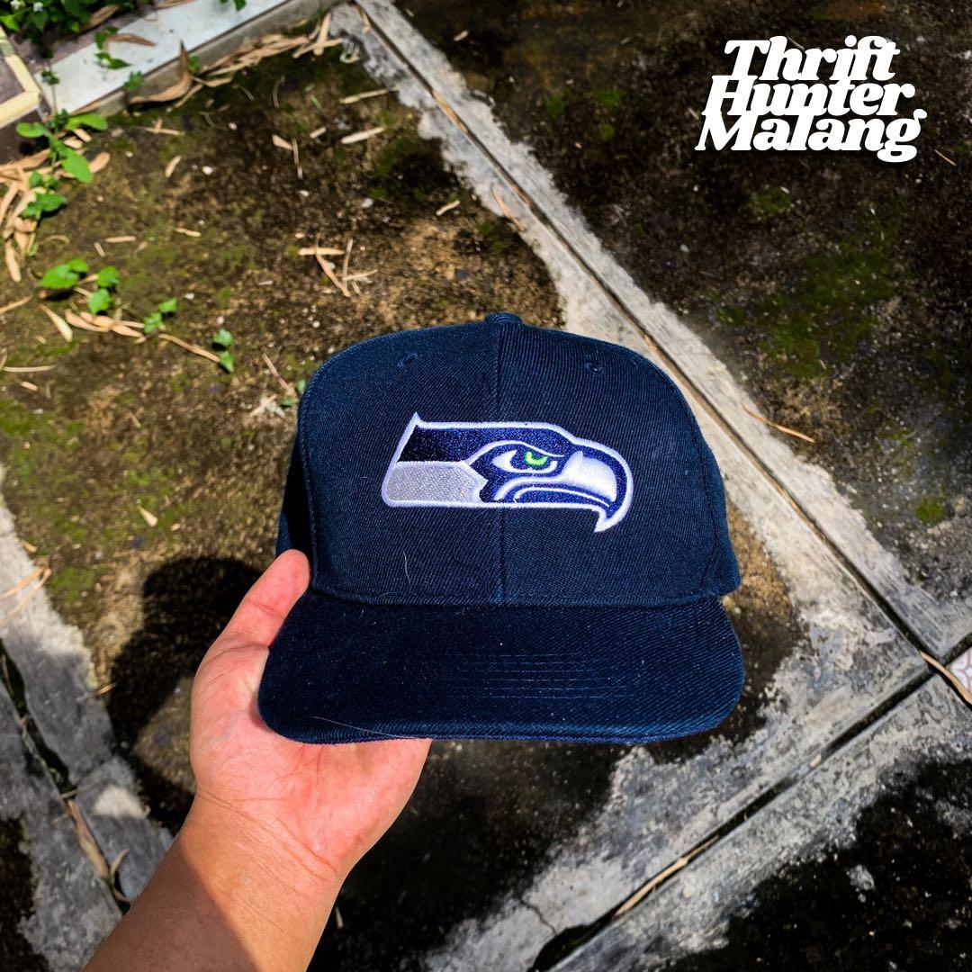 Topi Vintage Seatle Seahawks Big Logo 