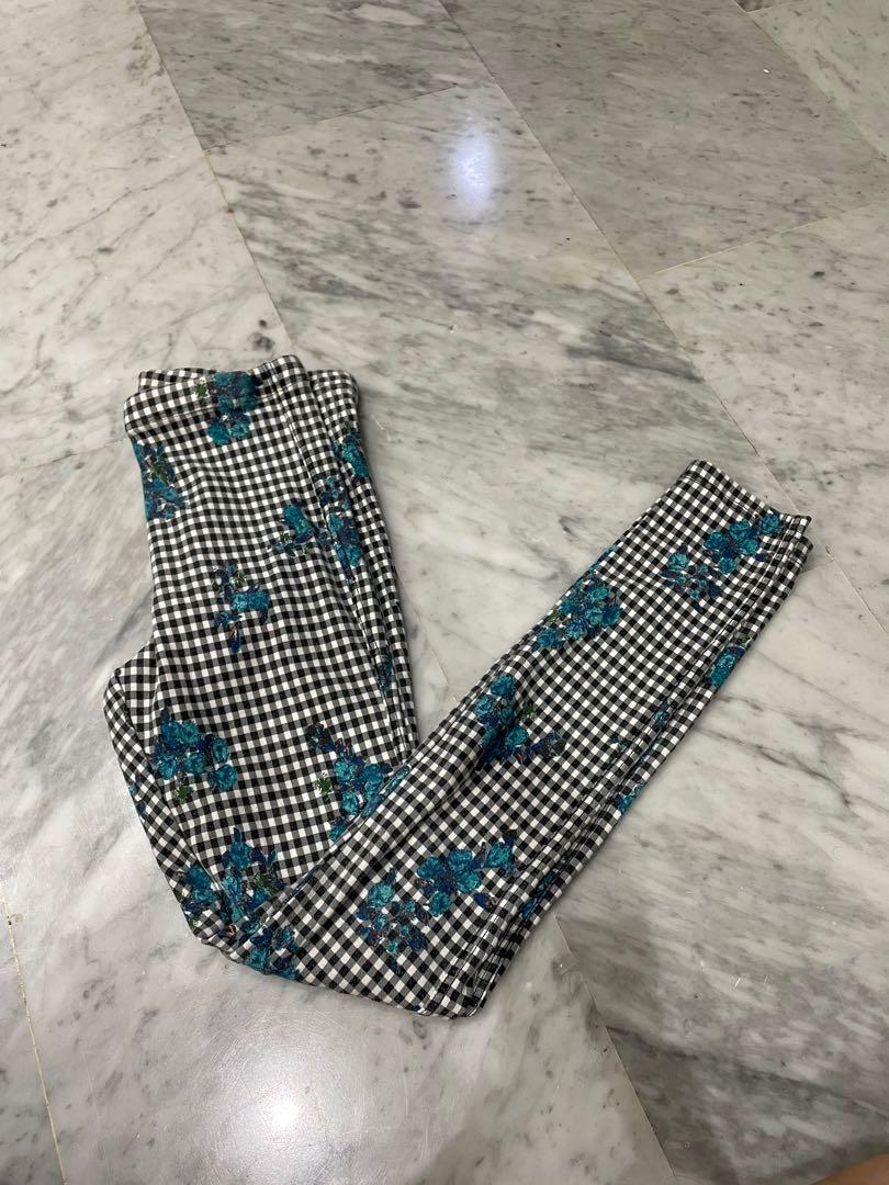 Topshop Checkered / Pattern Tights 