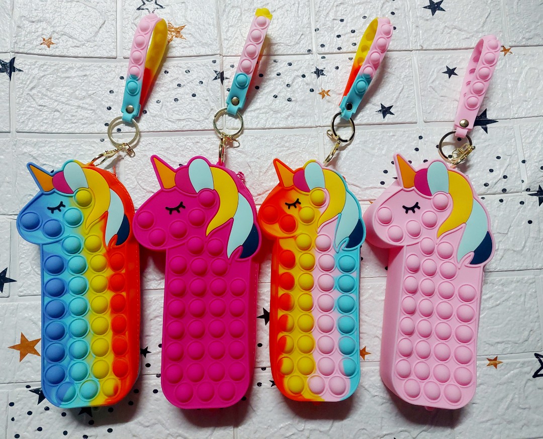 Lib Balm & Unicorn Pop Fidget Keychain