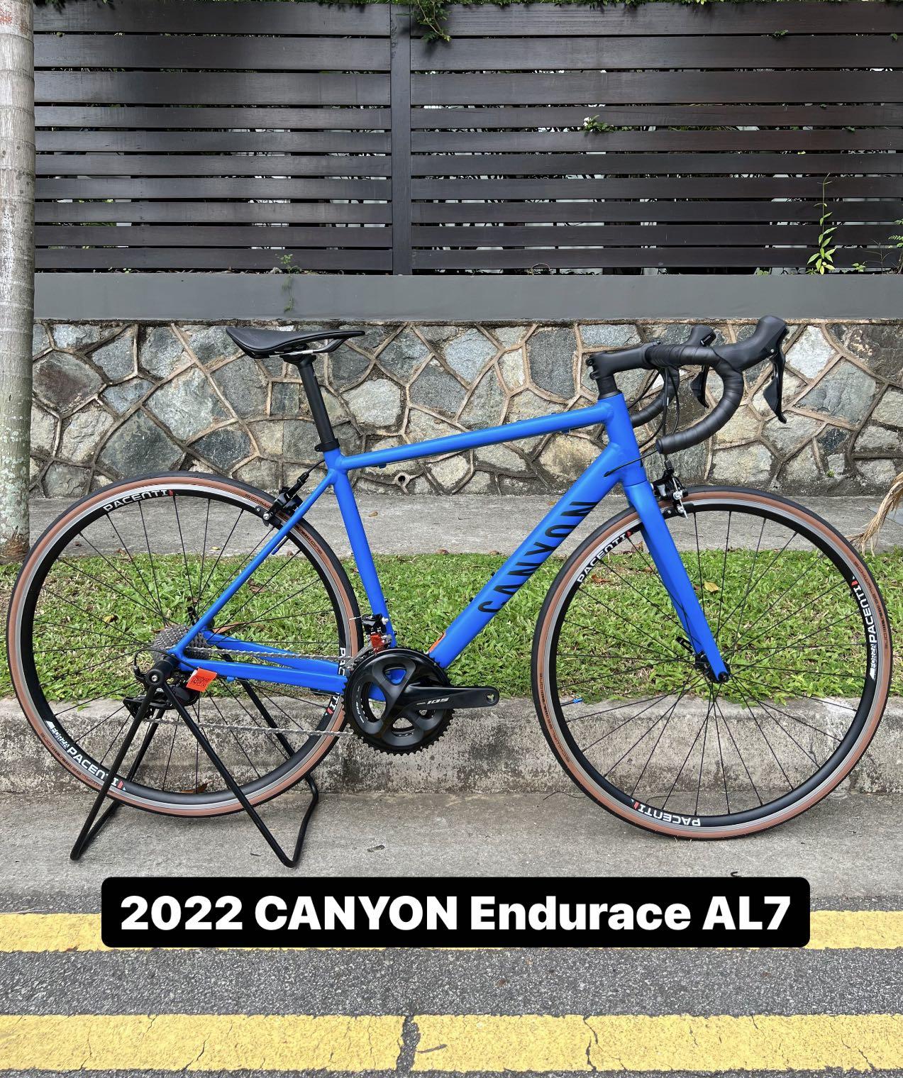 upgraded 2022 Canyon Endurace AL 7 True Blue S Sports