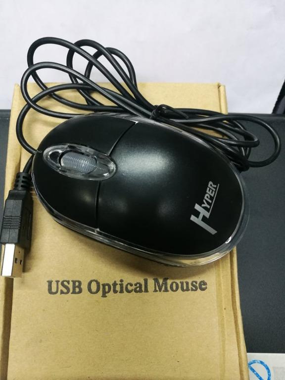 usb optical mouse with free 100 sheets cd label, Computers ...