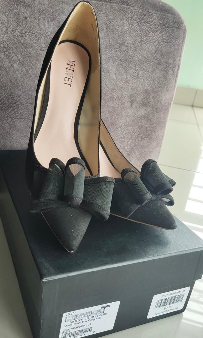 Zalora sales velvet shoes