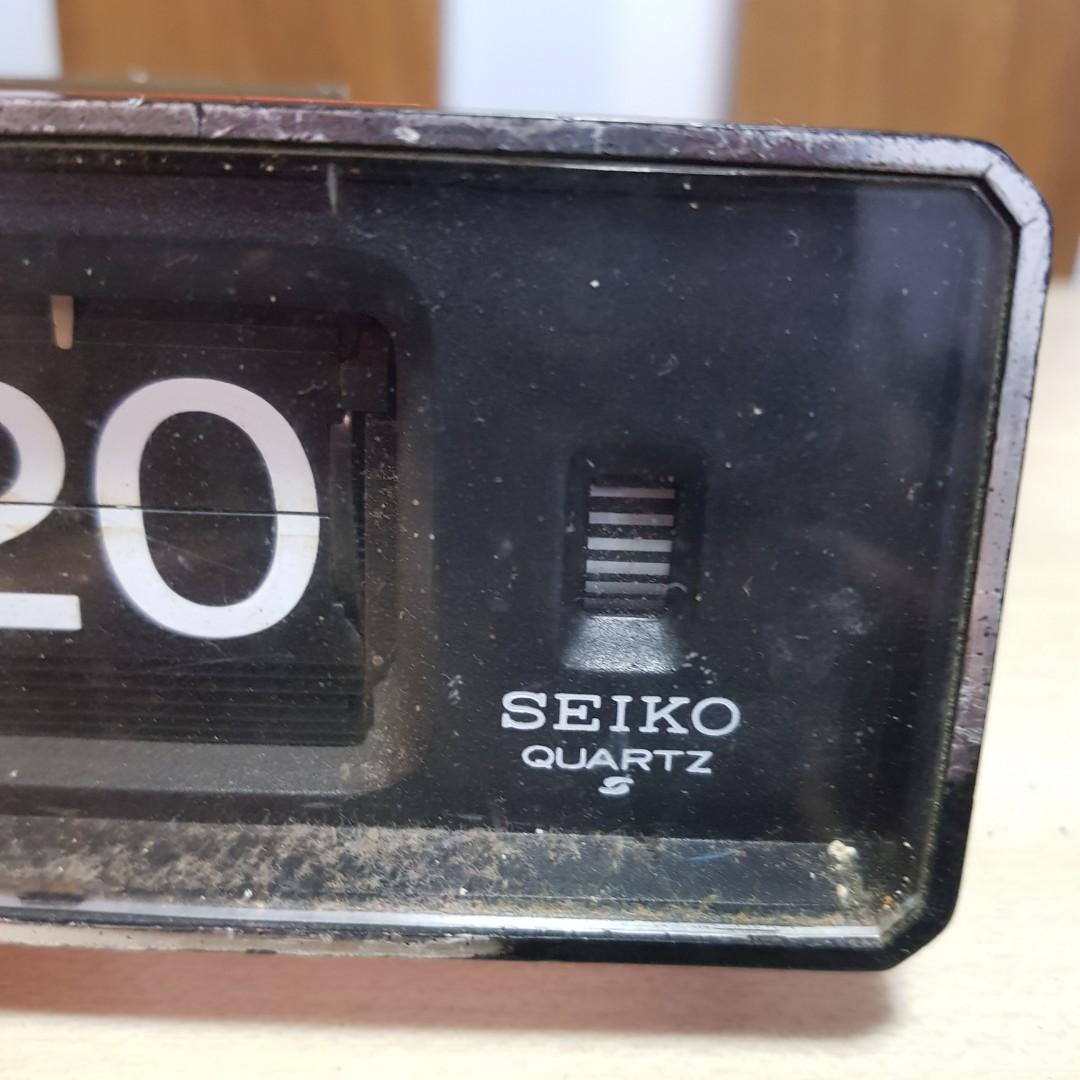 Vintage Seiko Flip Clock working, Furniture & Home Living, Home Decor