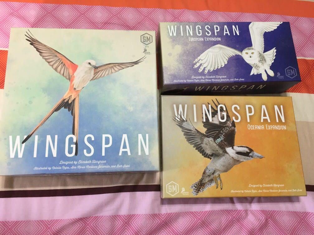 Wingspan (+addon for 2 Expansions), Hobbies & Toys, Toys & Games on