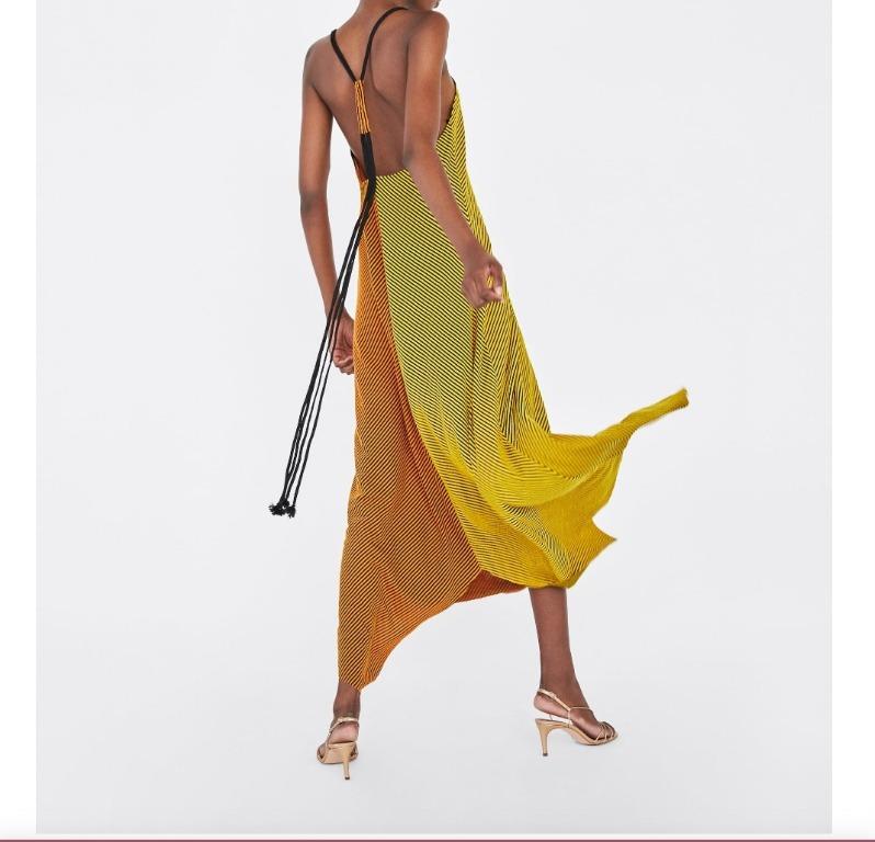Zara two tone dress sales