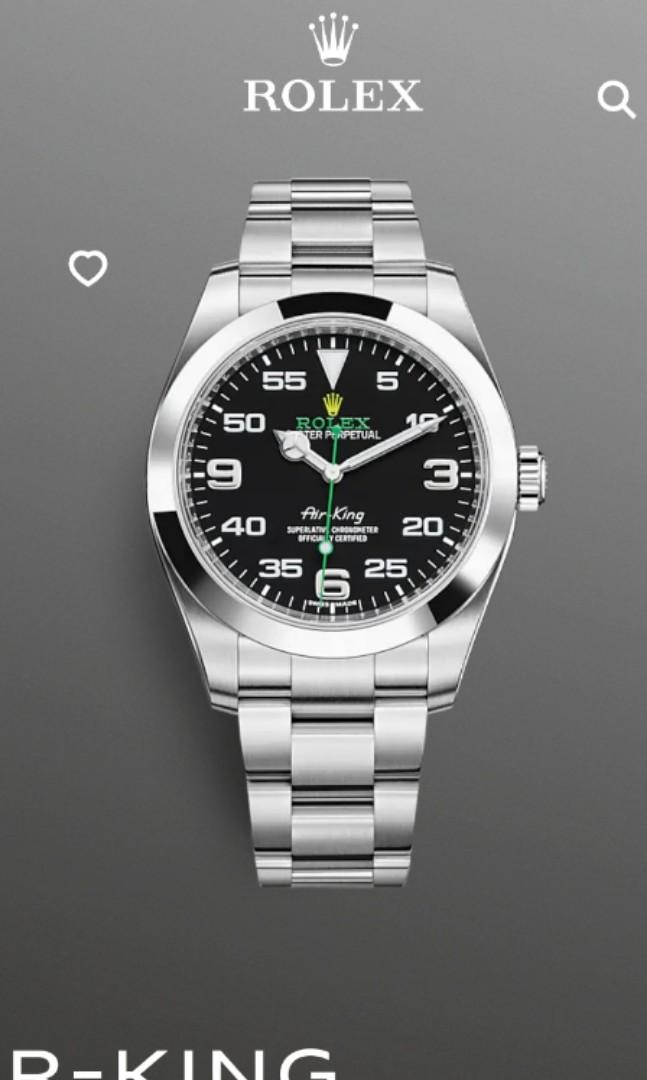 2022] Rolex Air King Airking, Luxury, Watches on Carousell