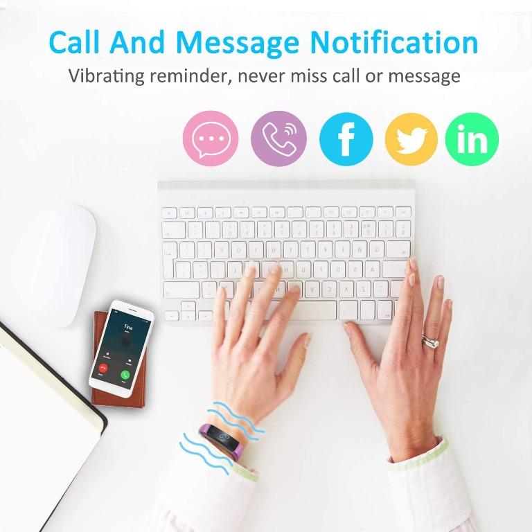 6E Oumuele Fitness Tracker Hr, Kids Activity Tracker Watch Android with