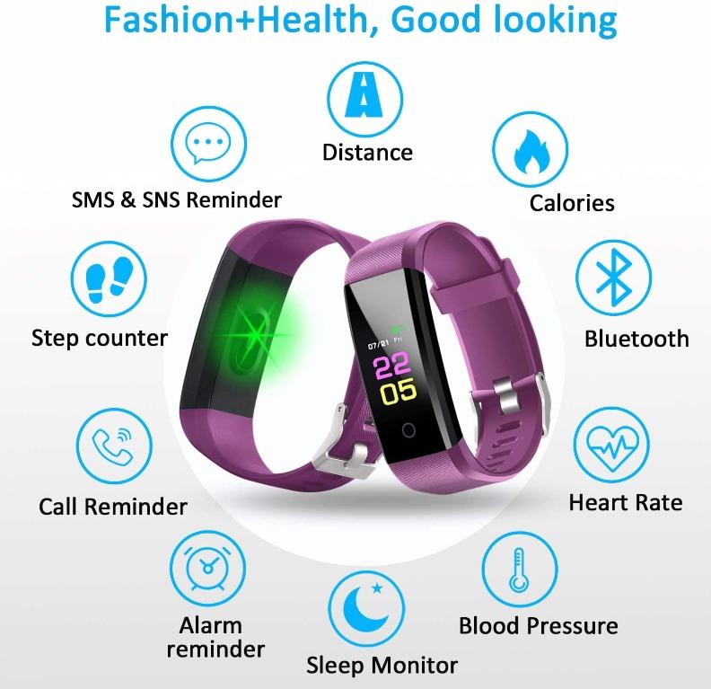 6E Oumuele Fitness Tracker Hr, Kids Activity Tracker Watch Android with
