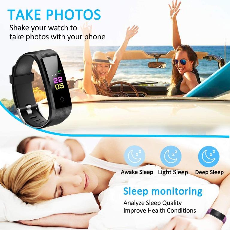 6E Oumuele Fitness Tracker Hr, Kids Activity Tracker Watch Android with