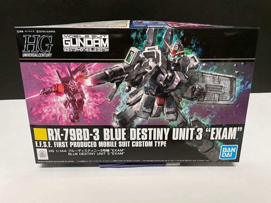 Gundam HGUC #209 – 1/144 RX-79BD-3 Blue Destiny Unit 3 – Model Kit Bandai Neuf