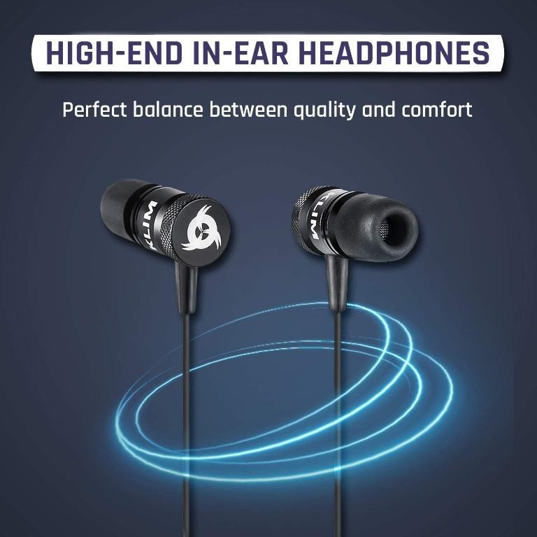 KLIM Fusion Earbuds With Mic Audio Long Lasting Wired Ear Buds Innovative In Ear With Memory Foam Earphones With Microphone 3.5Mm Jack Audio Earphones on Carousell