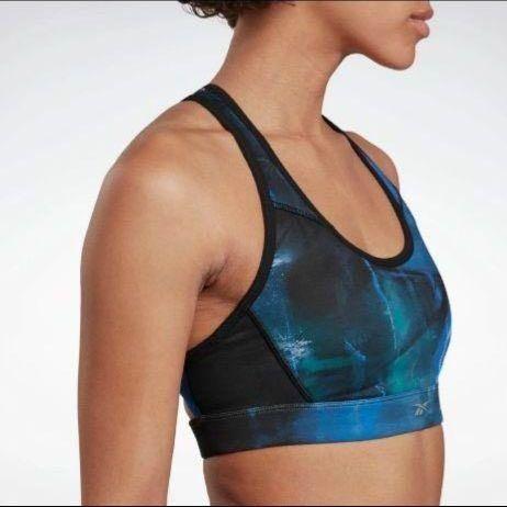 Reebok Women's Hero Racer Medium Impact Padded Sports Bra