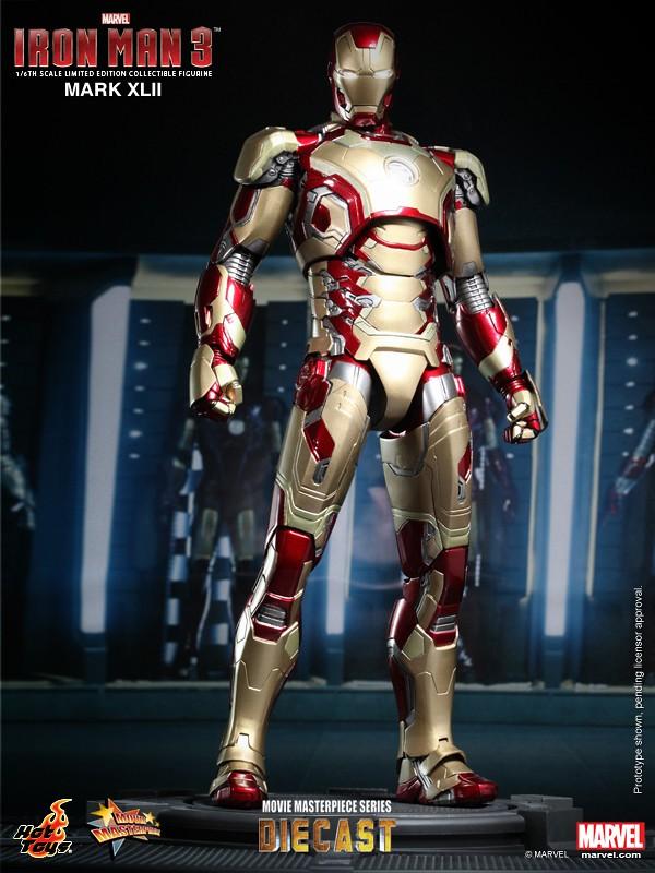 全新啡盒未開Hottoys Ironman Mark 42 / 鋼鐵俠MK42 / MARK XLII