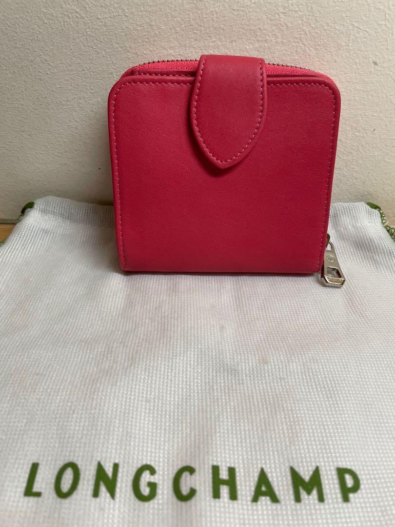 BN Longchamp Le Pliage Cuir Compact Wallet