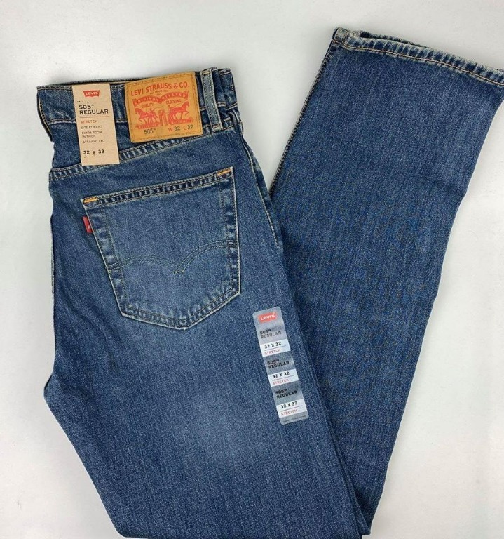 Men's Levi Jeans 505 W 36 L 32 海外 即決-
