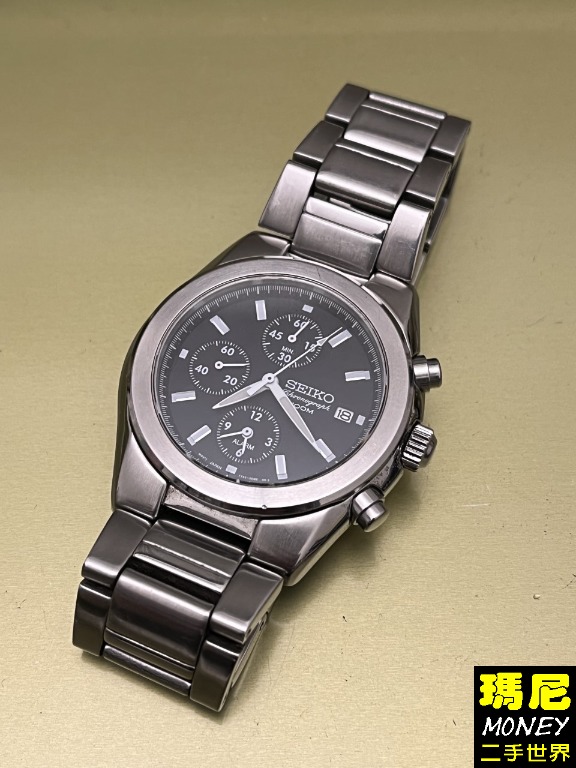 seiko analogue quartz cal. 7t62 alarm chronograph