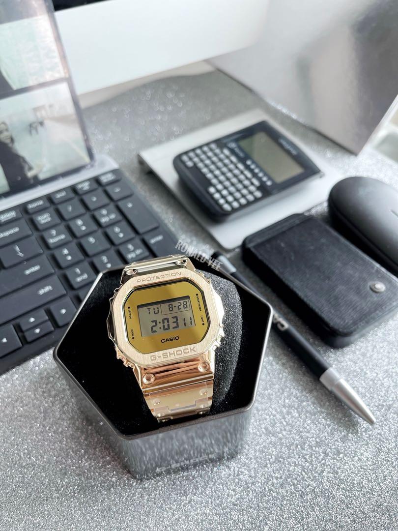 G shock clearance dw 5600 gold