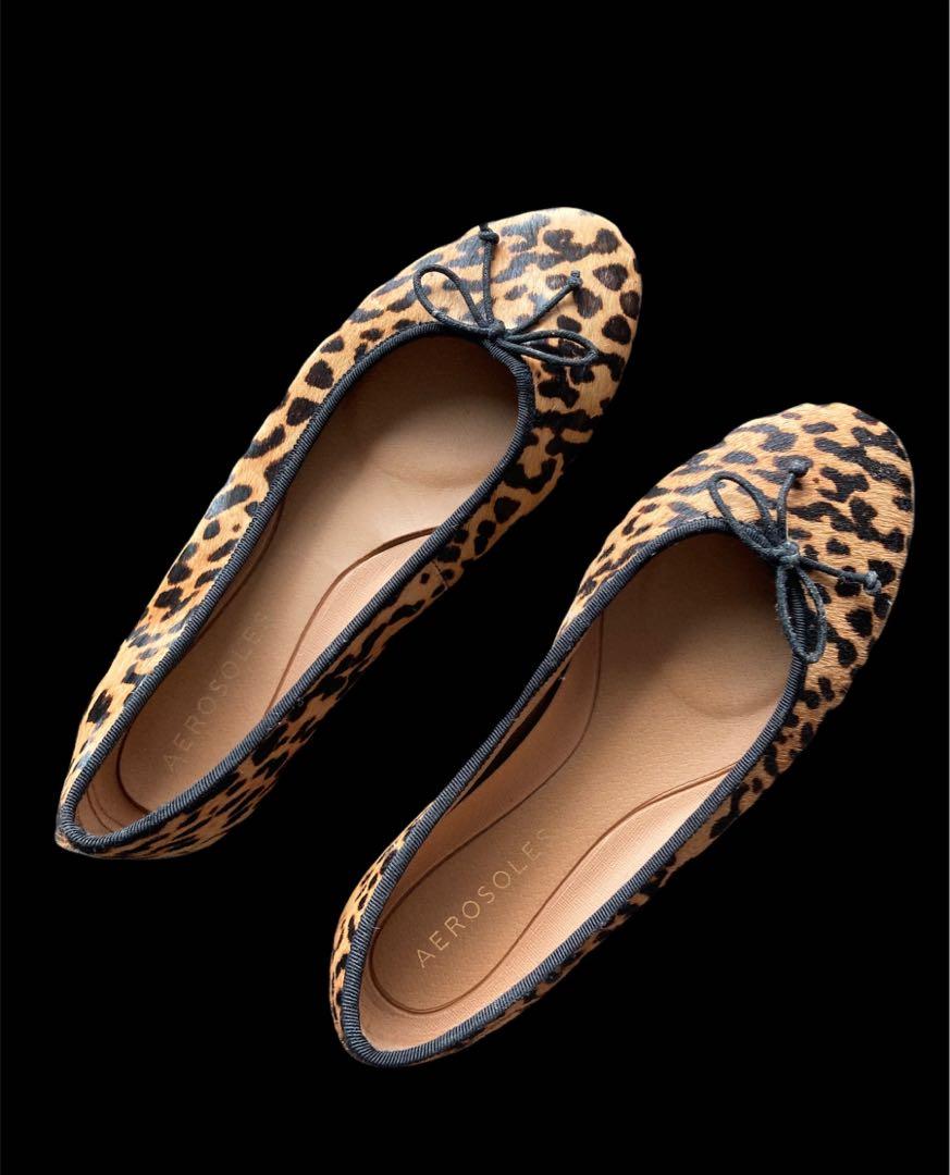 Aerosoles leopard print store flats